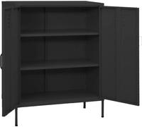 vidaXL Armoire de stockage anthracite 80x35x101,5 cm Acier