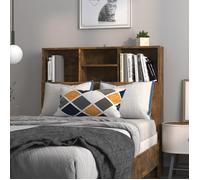 vidaXL Armoire de tête de lit 100 cm – Chêne fumé