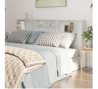 vidaXL Armoire de Tête de Lit Murale Meuble de Chambre à Coucher Tête de Lit avec Rangement Accessoire de Lit Intérieur 811889