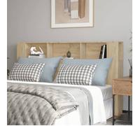 vidaXL Armoire de tête de lit murale – Meuble de chambre à coucher avec rangement Chêne sonoma