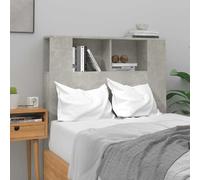 VidaXL Armoire de tête - Gris béton