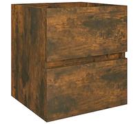 VidaXL Armoire d'évier 41x38,5x45 cm - Chêne fumé
