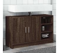 vidaXL Armoire d'évier - Chêne marron