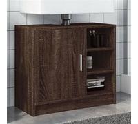 vidaXL Armoire d'évier - Chêne marron