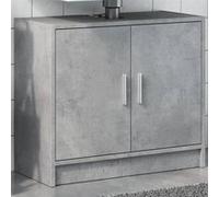 vidaXL Armoire d'évier Gris béton 63x29x55 cm en bois d'ingénierie