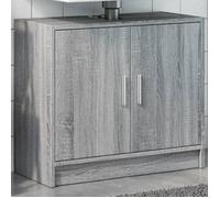 vidaXL Armoire d'évier Sonoma gris 63x29x55 cm bois d'ingénierie