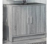 vidaXL Armoire d'évier Sonoma gris 63x29x55 cm bois d'ingénierie
