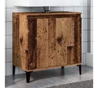 vidaXL Armoire d'évier Vieux bois 58x33x60 cm bois d'ingénierie Marron