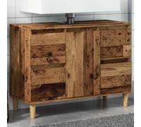 vidaXL Armoire d'évier Vieux bois