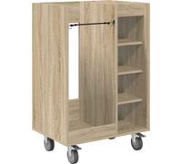 vidaXL Armoire Golf Avec Roue Uni Chêne Sonoma 65 x 45 x 98 cm