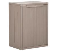 vidaXL Armoire jardin PP Marron