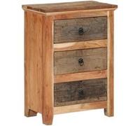 vidaXL Armoire latérale - Bois massif