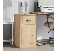 vidaXL Armoire Latérale avec Tiroir, Buffet avec Compartiment, Meuble de Rangement Salle de Séjour, Moderne, Chêne Sonoma Bois d'Ingénierie Chêne sonoma G