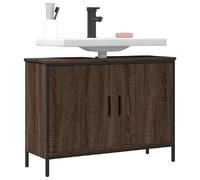 VidaXL Armoire lavabo de salle de bain chêne 80x30x60 cm