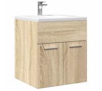 vidaXL Armoire lavabo de salle de bain 856203 – Chêne Sonoma 41x38,5x46 cm