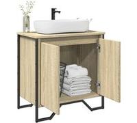 vidaXL Armoire lavabo de salle de bain chêne Sonoma 60x35x60 cm - 848655
