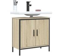 vidaXL Armoire lavabo sous-vasque Chêne Sonoma 60x30x60 cm