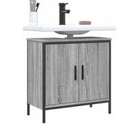 vidaXL Armoire lavabo de salle de bain sonoma gris 60x30x60 cm