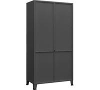 vidaXL Armoire métallique industrielle anthracite 90x50x180cm