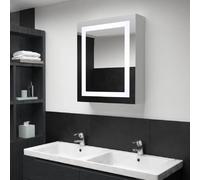 Miroir De Salle De Bain Led Avec Armoire De Rangement Éclairage Écoénergétique 50x13x70 Cm