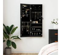 VidaXL Armoire Miroir Murale Noir