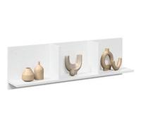 vidaXL Armoire murale 100x16,5x30 cm blanc bois d'ingénierie, armoire murale flottante, étagère murale, vitrine murale, 854859 Blanc G