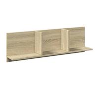 vidaXL Armoire murale 100x16,5x30 cm chêne Sonoma bois d'ingénierie, vitrine flottante
