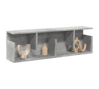 vidaXL Armoire murale 100x20x30 cm gris béton bois d'ingénierie