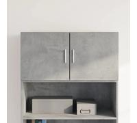 vidaXL Armoire Murale Gris béton 80x42,5x40 cm Bois d'ingénierie