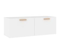 vidaXL Armoire murale Blanc 100x36,5x35 cm Bois d'ingénierie Multicolore