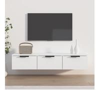 vidaXL Armoire murale Blanc 102x30x20 cm Bois d'ingénierie