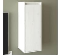 vidaXL Armoire murale 30x30x80 cm en pin massif blanc