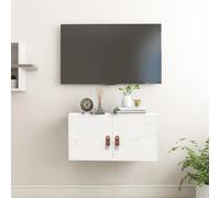 vidaXL Armoire murale blanc 60x30x30 cm Bois de pin massif
