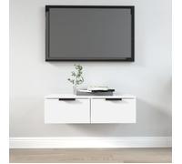 vidaXL Armoire murale blanc 68x30x20 cm bois d'ingénierie