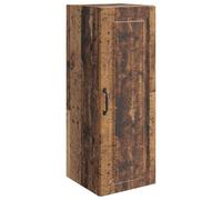 vidaXL Armoire Murale Bois Ancien 33 x 34,5 x 90 cm Bois d'ingénierie, Armoire de Stockage Tendance, casier Polyvalent, Organisateur de Bureau astucieux, Meuble Pratique pour Le Salon