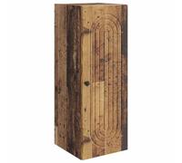 vidaXL Armoire Murale Bois Ancien 33 x 34,5 x 90 cm Bois d'ingénierie, Salon, Rangement Mural Vintage, Placard intérieur rectangulaire, Organisateur Pratique, Bois reconstitué