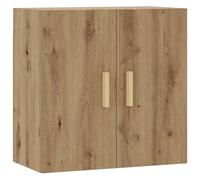 vidaXL Armoire murale chêne artisanal 60x31x60 cm bois d'ingénierie, vitrine flottante Marron