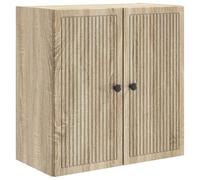 vidaXL Armoire Murale Chêne Sonoma 59 x 31 x 60 cm Bois d'ingénierie, Rangement Salon, Armoire Murale Vintage, Solution Efficace, Organisateur Pratique, Design Utilitaire