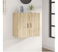 vidaXL Armoire Murale Armoire Flottante Suspendue Meuble de Rangement Salon Salle de Séjour Chambre Chêne Sonoma 60x31x60 cm Bois d'Ingénierie