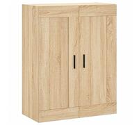 vidaXL Armoire murale Wandkast 69,5x34x90 cm – 3 compartiments, chêne Sonoma, bois d'ingénierie