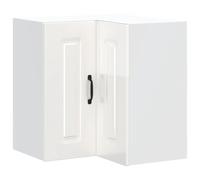 vidaXL – Armoire murale d'angle de cuisine Kalmar – Blanc brillant