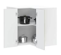 vidaXL Armoire murale d'angle de cuisine Kalmar – Gris béton