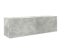 vidaXL Armoire murale de bain 100x25x30 cm - Gris Béton