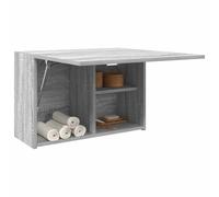 vidaXL Armoire Murale de Bain Sonoma Gris 60x25x40cm Bois d'ingénierie, Placard Mural de Salle de Bain, Armoire Murale pour Salle de Bain, Rangement Mural de Salle de Bain