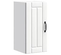 vidaXL Armoire Murale de Cuisine Lucca Blanc Bois d'ingénierie, Meuble Mural de Cuisine, Armoire pour Mur de Cuisine, Armoire Murale avec Portes