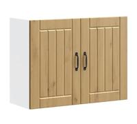 vidaXL Armoire Murale de Cuisine Lucca chêne Artisanal Bois ingénierie