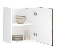 vidaXL Armoire murale de cuisine Lucca chêne fumé bois ingénierie