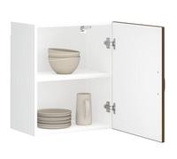 vidaXL Armoire murale de cuisine Lucca chêne marron bois ingénierie