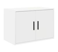 vidaXL Armoire murale de garage Blanc Bois composite