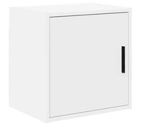 vidaXL Armoire murale de garage Bois d'ingénierie blanc – Armoire à outils